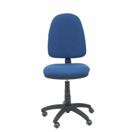 Piqueras y Crespo Ayna Bali Chaise de bureau à roulettes en parquet bleu marine