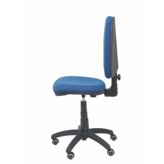 Piqueras y Crespo Ayna Bali Chaise de bureau à roulettes en parquet bleu marine