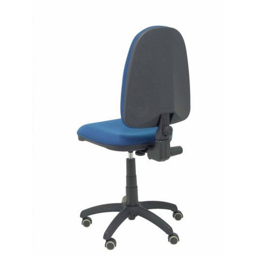 Piqueras y Crespo Ayna Bali Chaise de bureau à roulettes en parquet bleu marine