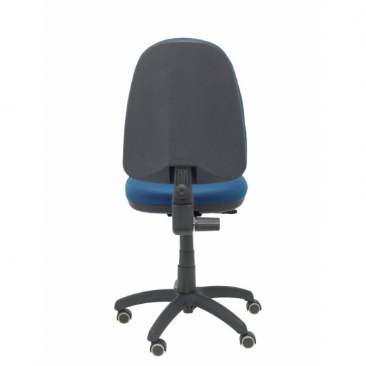 Piqueras y Crespo Ayna Bali Chaise de bureau à roulettes en parquet bleu marine