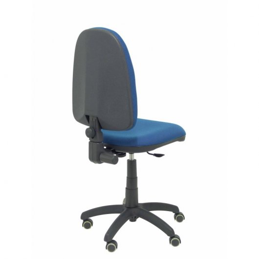 Piqueras y Crespo Ayna Bali Chaise de bureau à roulettes en parquet bleu marine