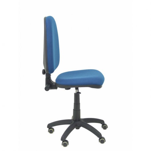 Piqueras y Crespo Ayna Bali Chaise de bureau à roulettes en parquet bleu marine