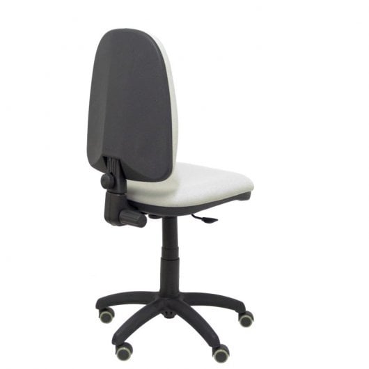 Piqueras y Crespo Ayna Bali Chaise de Bureau Parquet Gris Clair Roues