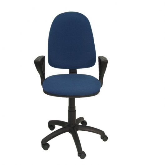 Piqueras y Crespo Ayna Bali Chaise de Bureau Accoudoirs Fixes Bleu Marine