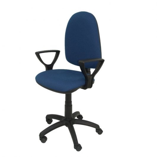 Piqueras y Crespo Ayna Bali Chaise de Bureau Accoudoirs Fixes Bleu Marine