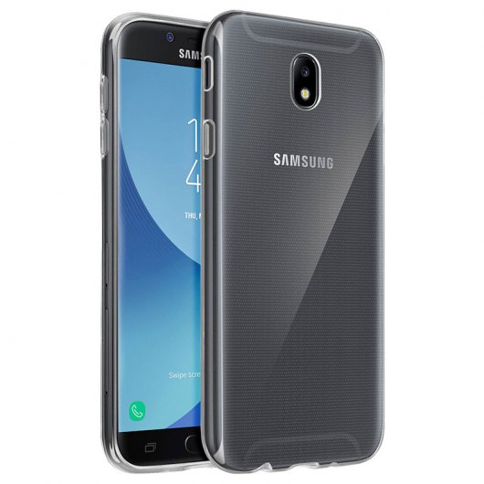 Avizar Funda Protectora de Silicona Flexible UIltrafina Transparente para Samsung Galaxy J7 2017
