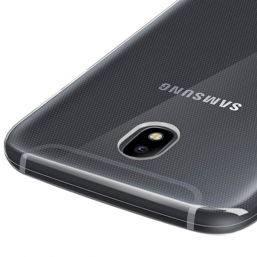 Avizar Funda Protectora de Silicona Flexible UIltrafina Transparente para Samsung Galaxy J7 2017
