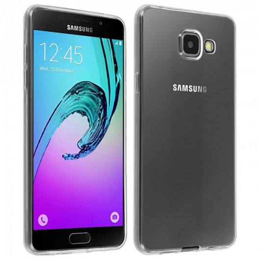 Avizar Funda Protectora de Silicona Transparente Ultrafina Flexible para Samsung Galaxy A3 2016