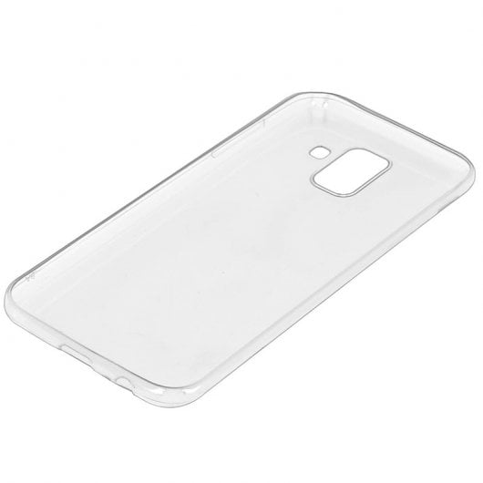 Avizar Funda Protectora de Silicona Flexible Ultrafina Transparente de Samsung Galaxy A6