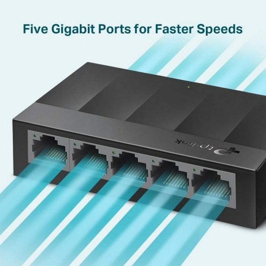 TP-Link LS1005G Switch 5 Puertos Gigabit 10/100/1000 Mbps No Administrado Plug&Play