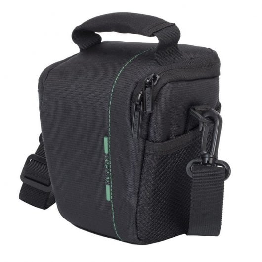 Borsa per fotocamera Rivacase Green Mantis 7412 Nera/Verde