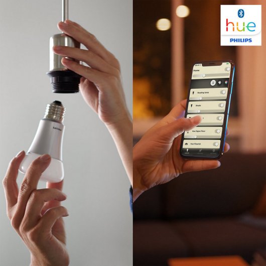 Philips Hue White Bombilla LED GU10 5.2W Blanco Cálido