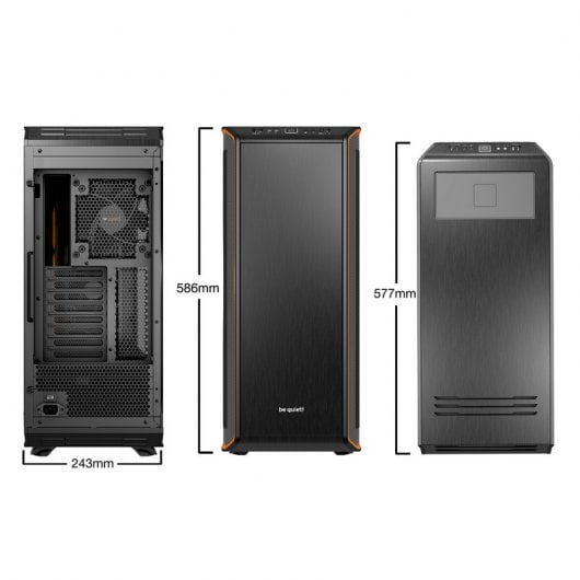 Be Quiet! Dark Base Pro 900 Rev. 2 Cristal Templado USB 3.2 Naranja