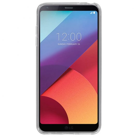 Avizar Funda Protectora de Silicona Flexible Transparente Ultrafina para LG G6