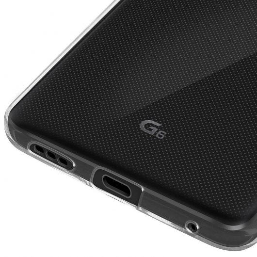 Avizar Funda Protectora de Silicona Flexible Transparente Ultrafina para LG G6