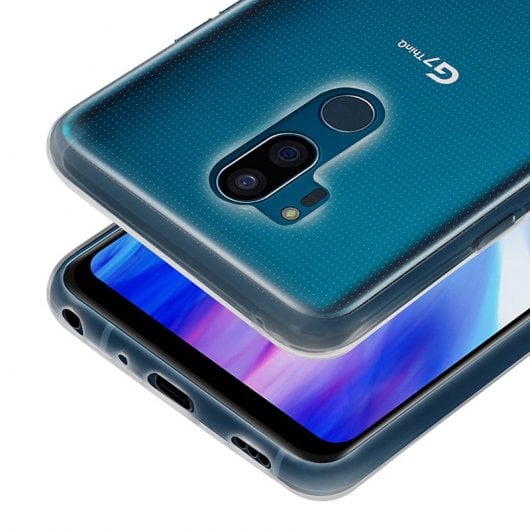 Avizar Funda Protectora de Silicona Transparente Ultrafina para LG G7 ThinQ