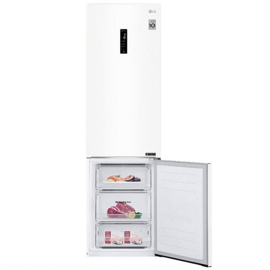 LG GBB62SWHZN Frigorífico Combi E Blanco