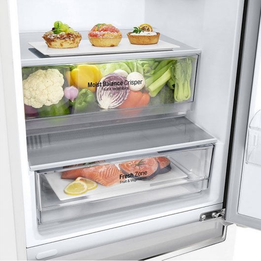 LG GBB62SWHZN Frigorífico Combi E Blanco