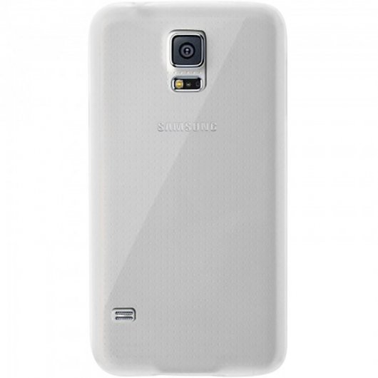 Avizar Funda Protectora de Silicona Flexible Ultrafina Transparente para Samsung Galaxy S5 / Galaxy S5 Neo
