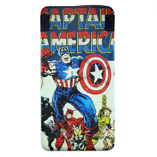 Lazerbuilt Powerbank 6000 mAh Capitán América