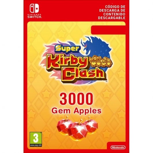 Super Kirby Clash: 3000 Gemas Manzana Nintendo Switch Nintendo eShop