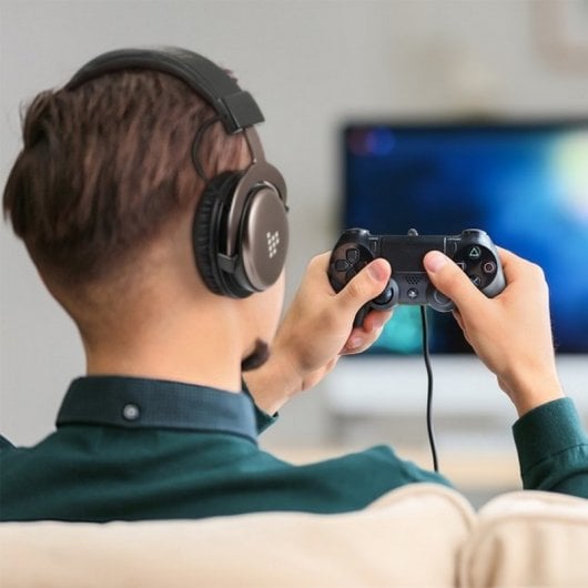 Tronsmart Sono Headset Gaming Castanho