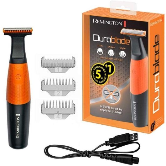 Remington MB010 Durablade Barbero Inalámbrico Negro/Naranja