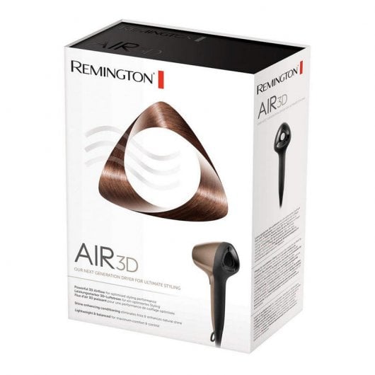 Remington Air 3D D7777 Asciugacapelli 3D 1800W Bronzo