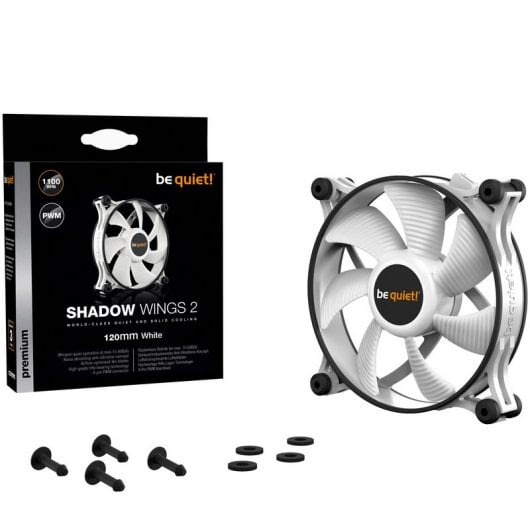 Silenzio! Ventola PWM Shadow Wings 2 da 120 mm bianca