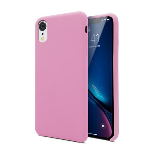 Unotec Funda Soft Rosa Oscuro para iPhone XR 