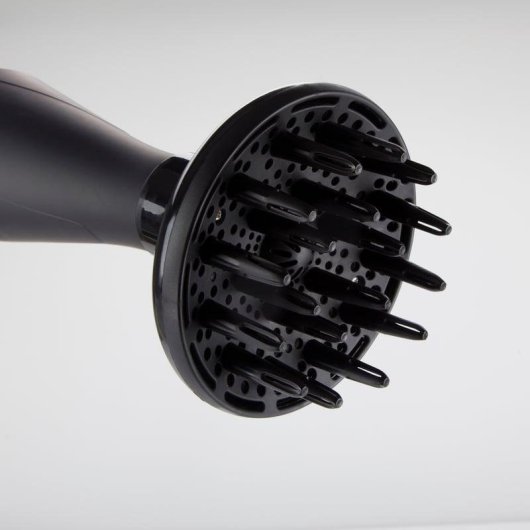 Secador de Cabelo Profissional Iónico Jata SC1040 2000W 3 Temperaturas 2 Velocidades Difusor Preto/Rosa