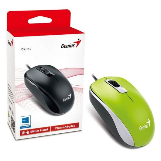 Genius DX-110 Optische Maus 1000DPI Grün