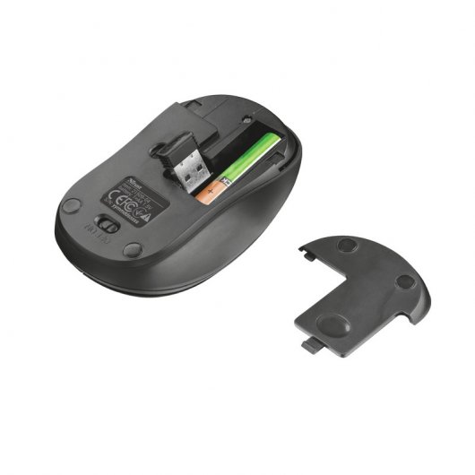 Trust Ziva Wireless Compact Ratón Inalámbrico 1200DPI
