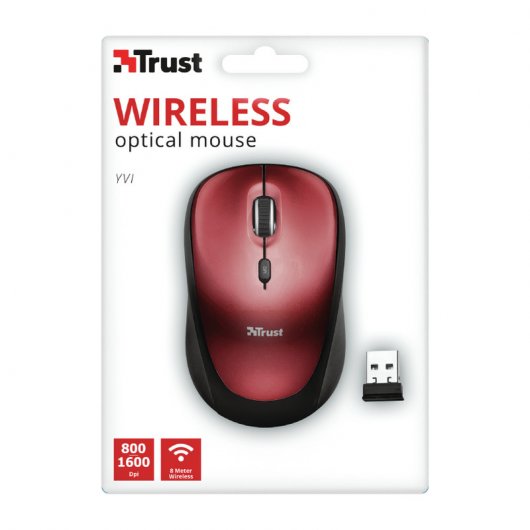 Trust 19522 mouse RF Wireless Ottico 1600 DPI