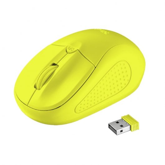 Trust Primo Ratón Inalámbrico 1600DPI Amarillo