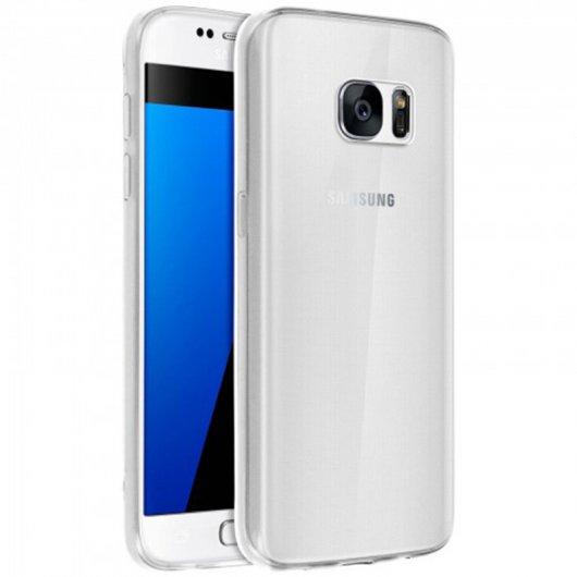 Avizar Funda Protectora de Silicona Flexible Ultrafina Transparente para Samsung Galaxy S7