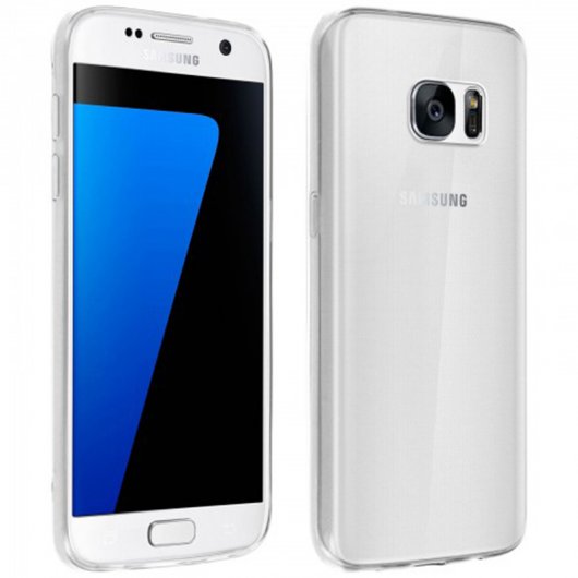 Avizar Funda Protectora de Silicona Flexible Ultrafina Transparente para Samsung Galaxy S7