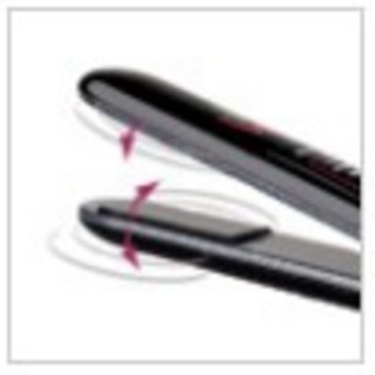 Prancha de Cabelo Cerâmica Solac Long Perfect Lissé 200ºC Placas Extra Longas Preto Rosa