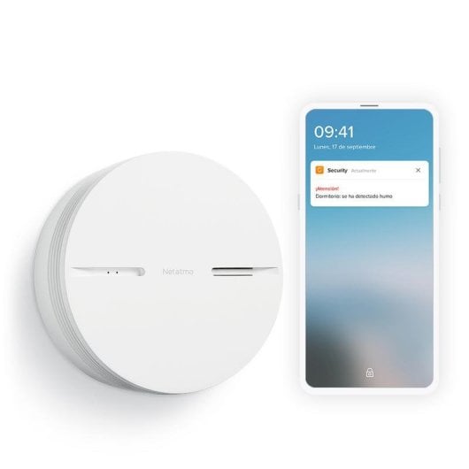 Rilevatore di fumo e gas Netatmo Detector di Fumo Intelligente Wireless Allarme WiFi App