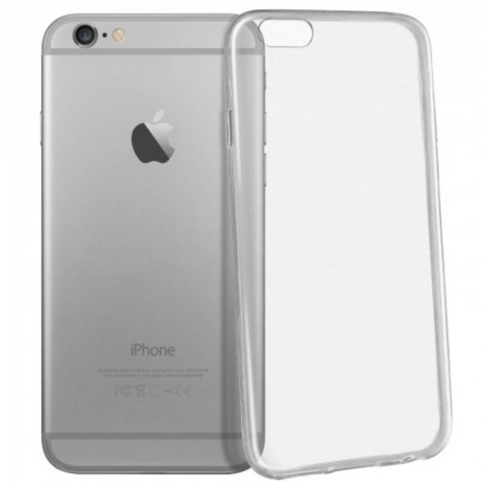 Avizar Funda Protectora Ultrafina Transparente Flexible de Silicona para iPhone 6 / iPhone 6S