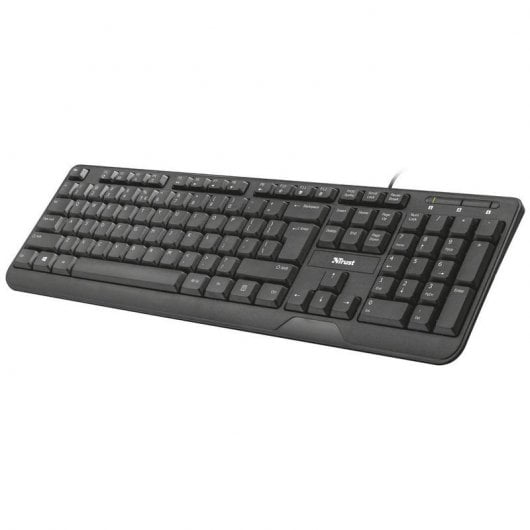 Trust Ziva Teclado Multimedia USB Negro