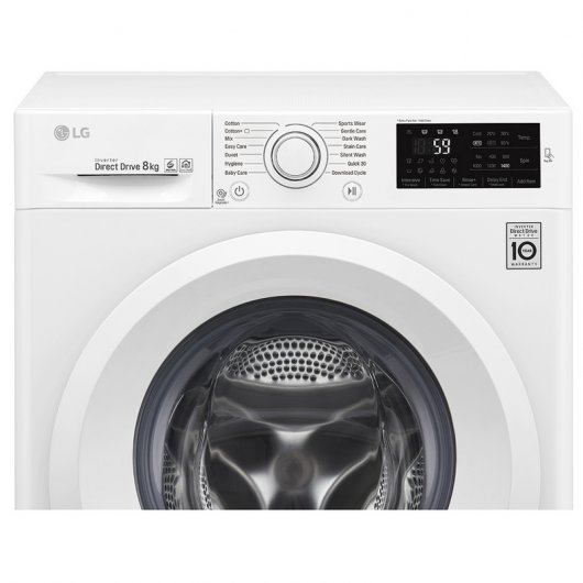 LG F4J5VY3W Lavadora Carga Frontal 9Kg A+++ Blanco