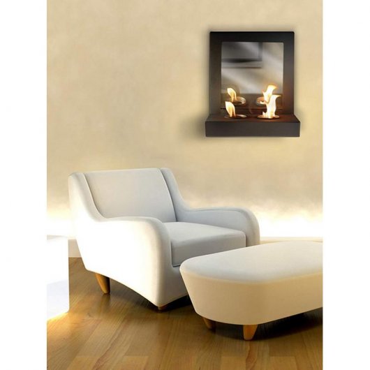 Purline Mimic Biochimenea Mural con Espejo 1.2kW