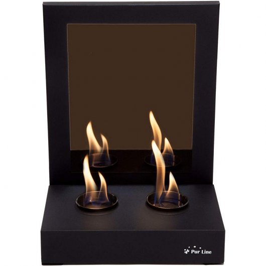 Purline Mimic Biochimenea Mural con Espejo 1.2kW