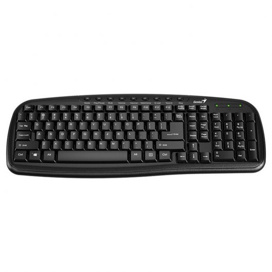 Genius KB-M225C Teclado Multimédia USB Preto
