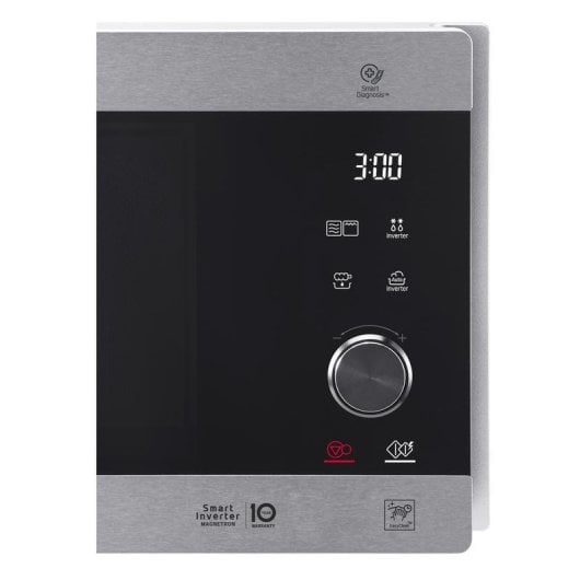 Micro-ondes LG MH6565CPS 25L 1150W avec Grill Inverter Quartz LED