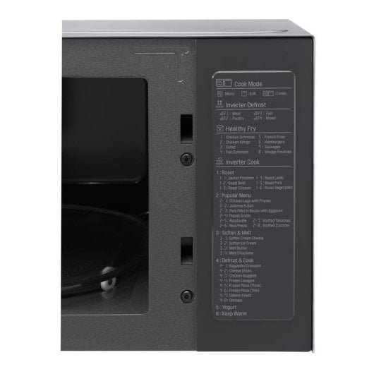 Mikrowelle LG MH6565CPS 25 Liter 1150W Grill Inverter LED Edelstahl