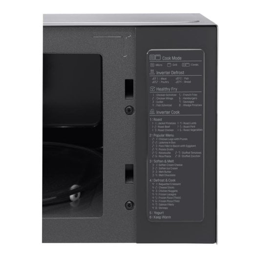 LG MH6565CPS Microondas con Grill 25L 1000W Acero Inoxidable