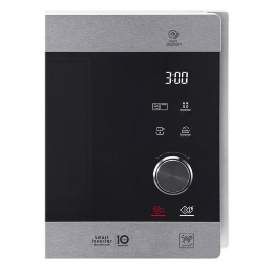 LG MH6565CPSK Micro-ondas Encastrável 25L 1000W Aço Inoxidável