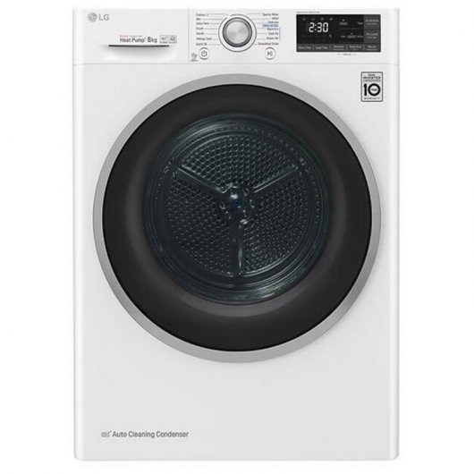 LG RC80U2AV3W Secadora Bomba de Calor Carga Frontal 8KG A+++ Blanca